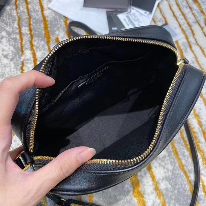 Y*L lou camera bag in quilted leather