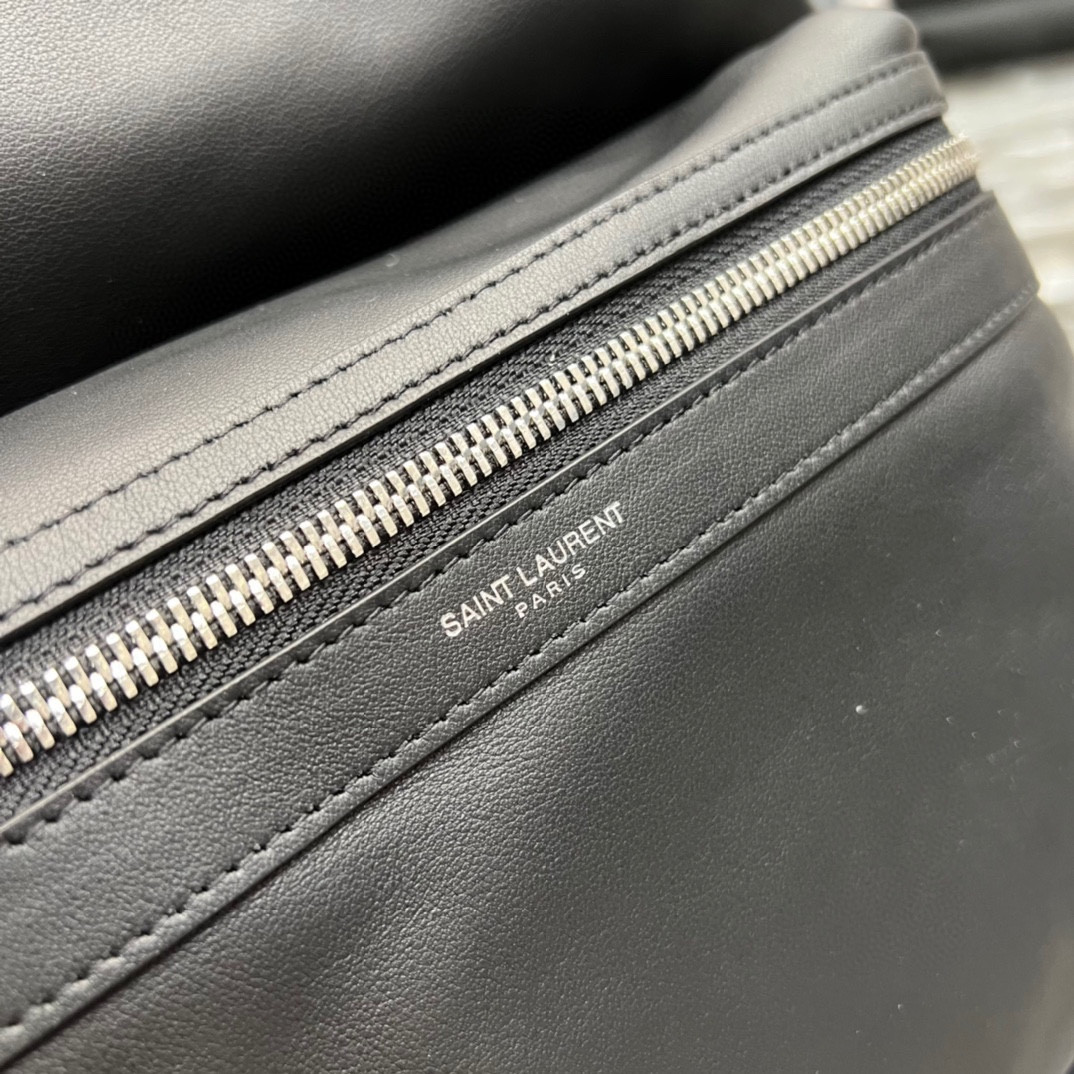 Y*L city backpack in canvas, nylon and leather 31 x 41 x 22 cm 12.2 x 16.1 x 8.6 inches