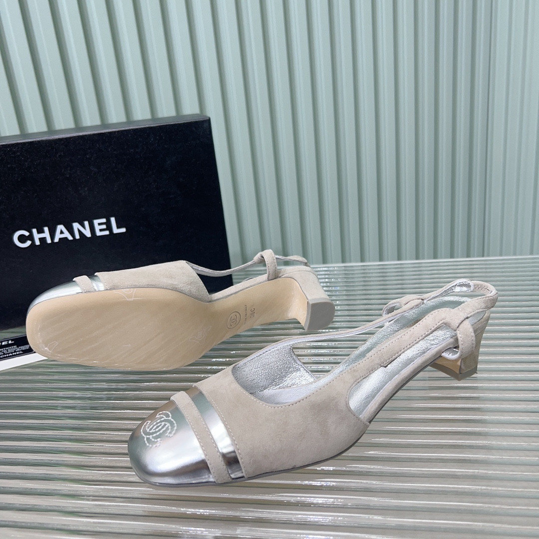 ua Ch*el slingbacks
