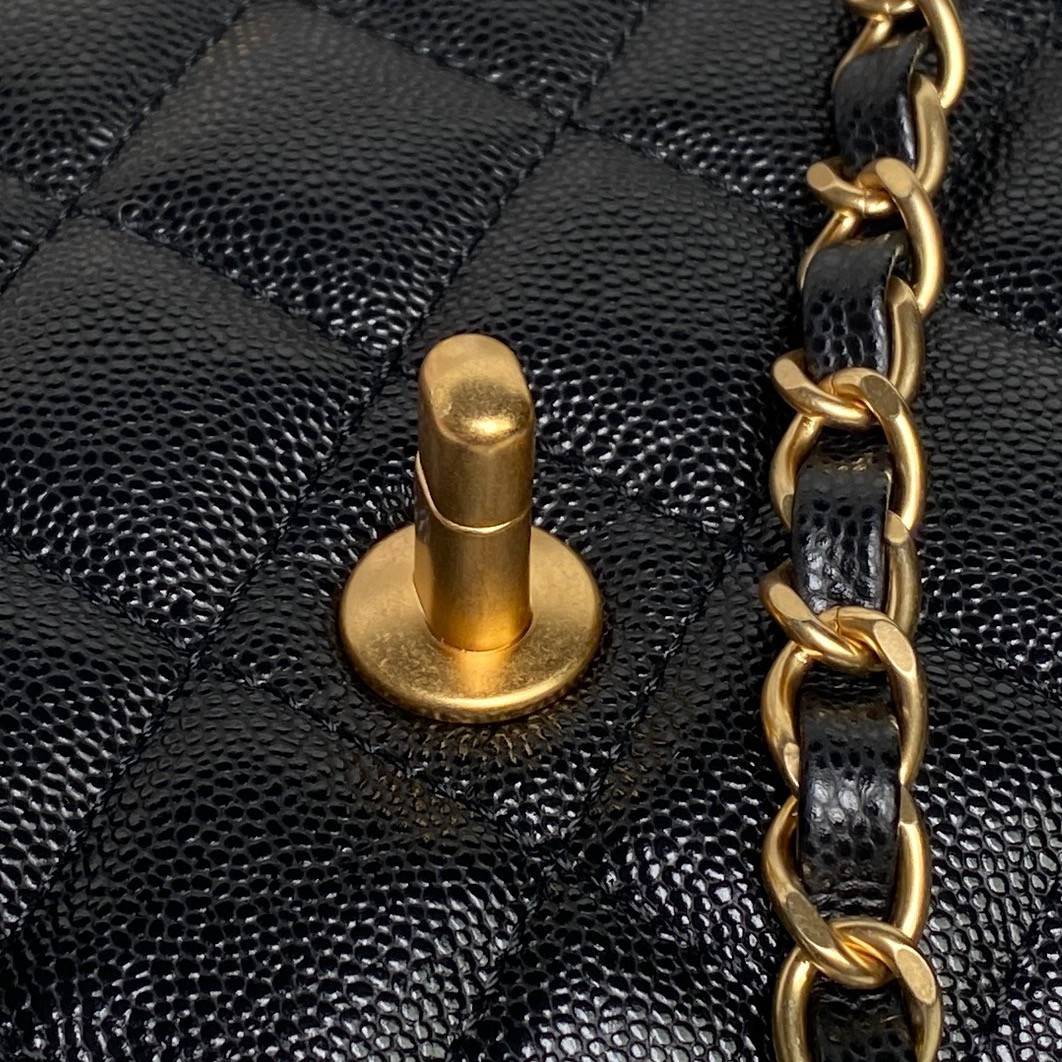 Ch*el flap handbag as5239 18×13×5.5cm